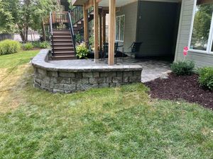 Curved Retaining Wall